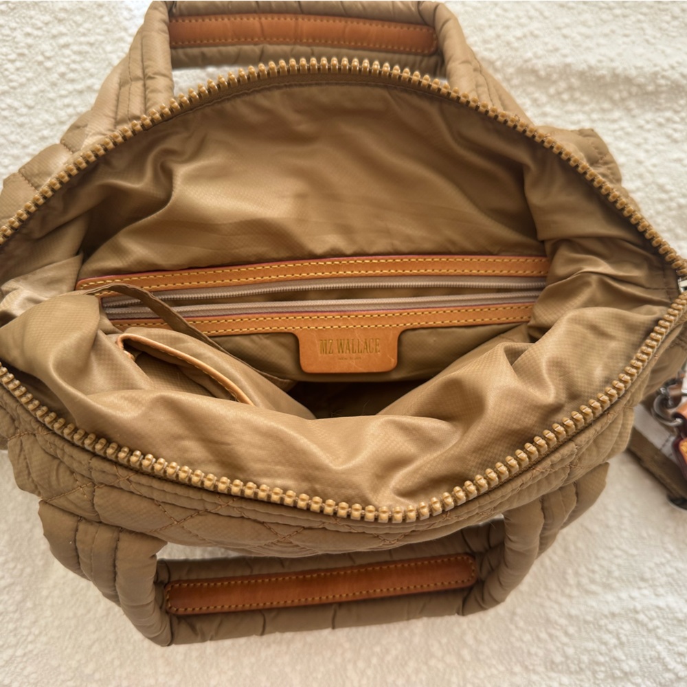 MZ Wallace Medium Sutton Bag in Caramel